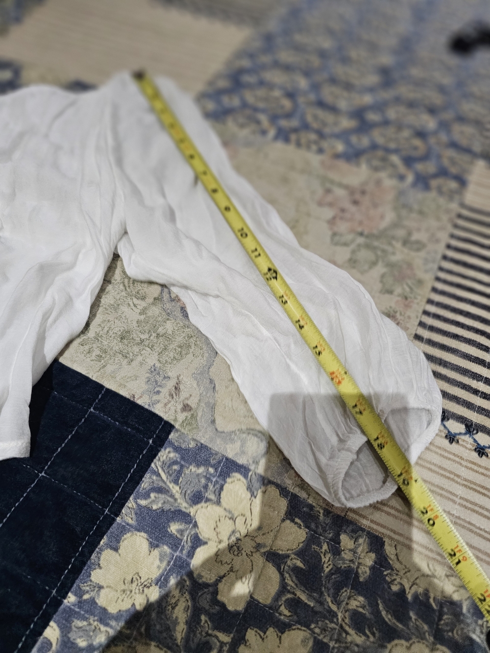 Tempo Paris White Layered Peasant Blouse - Picture 8 of 9